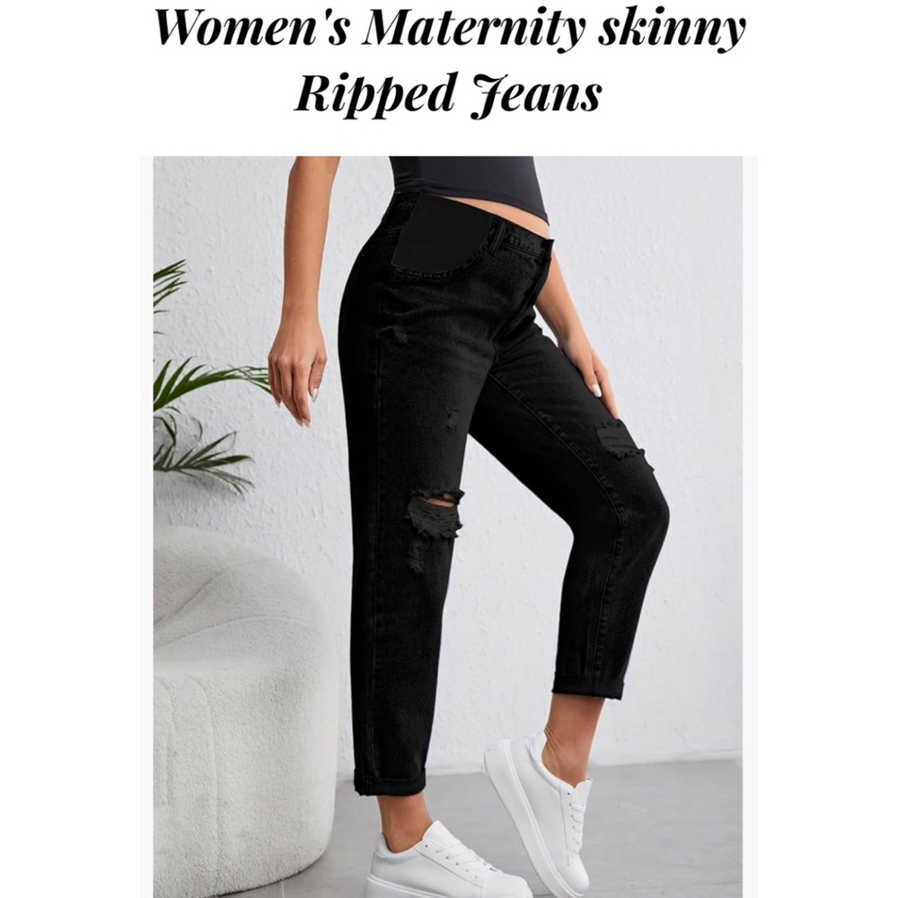 Women's Maternity skinny  Ripped Jeans /size 25 /0